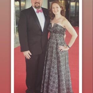 Nicole Miller strapless dress Sz 10